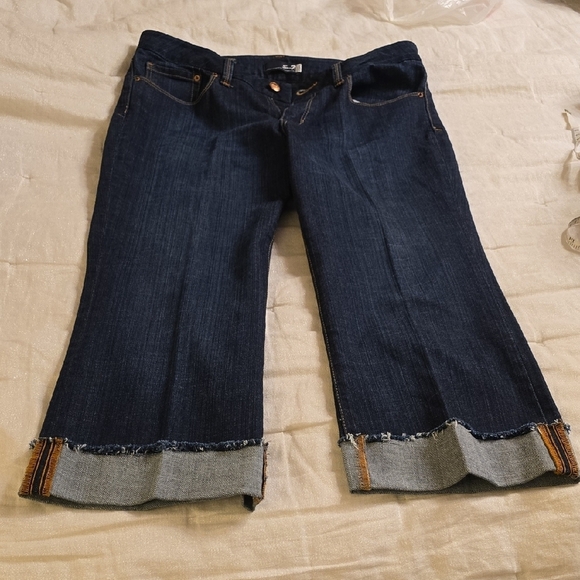 Seven7 Blue Straight Leg Jeans Classic Denim - Picture 6 of 12
